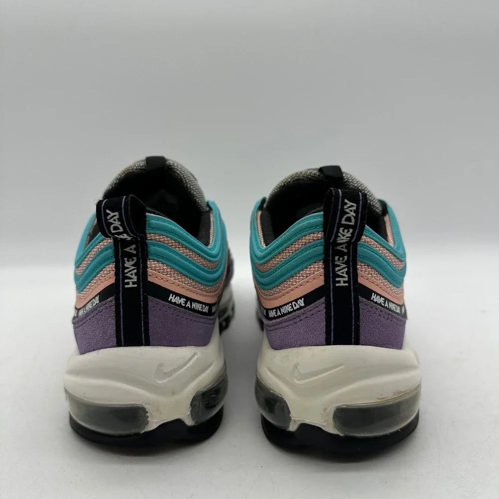 Nike 923288-500 Kids 6.5Y Womens Size 8 Air Max 97 GS Have A Nike Day Sneakers
